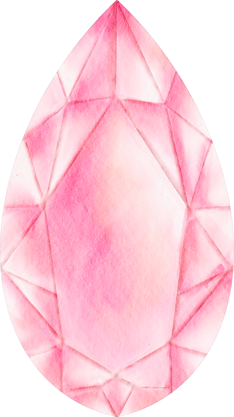 watercolor crystal